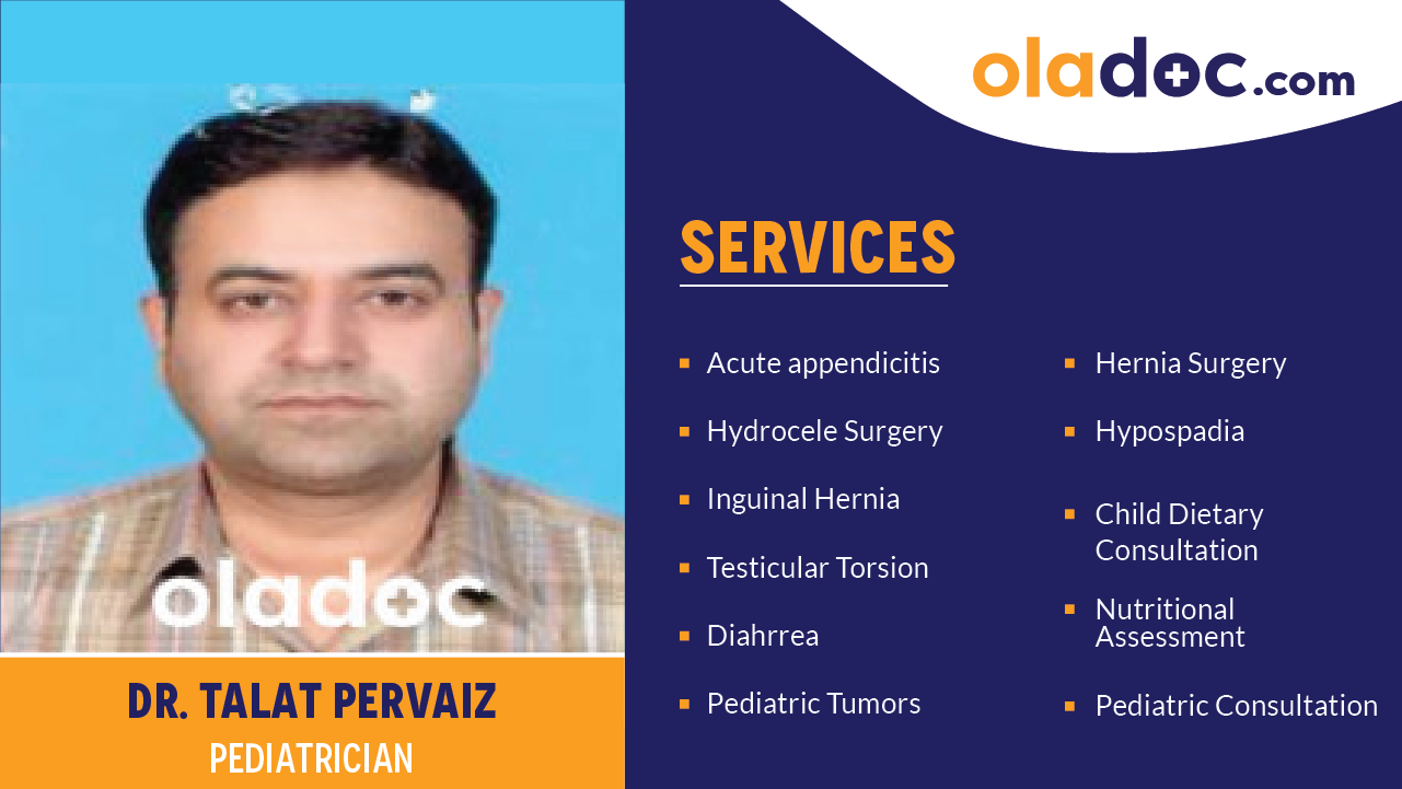 Services provided by Dr. Talat Pervaiz 